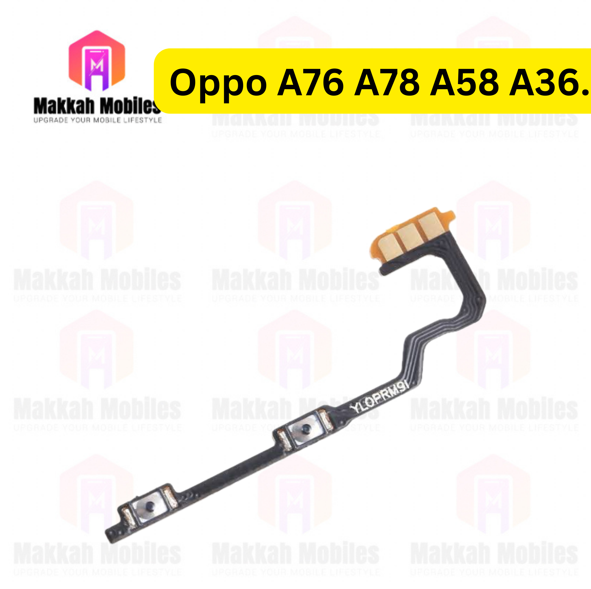 Oppo A76 A78 A58 A36 Power On Off Volume Strip Volume Flex