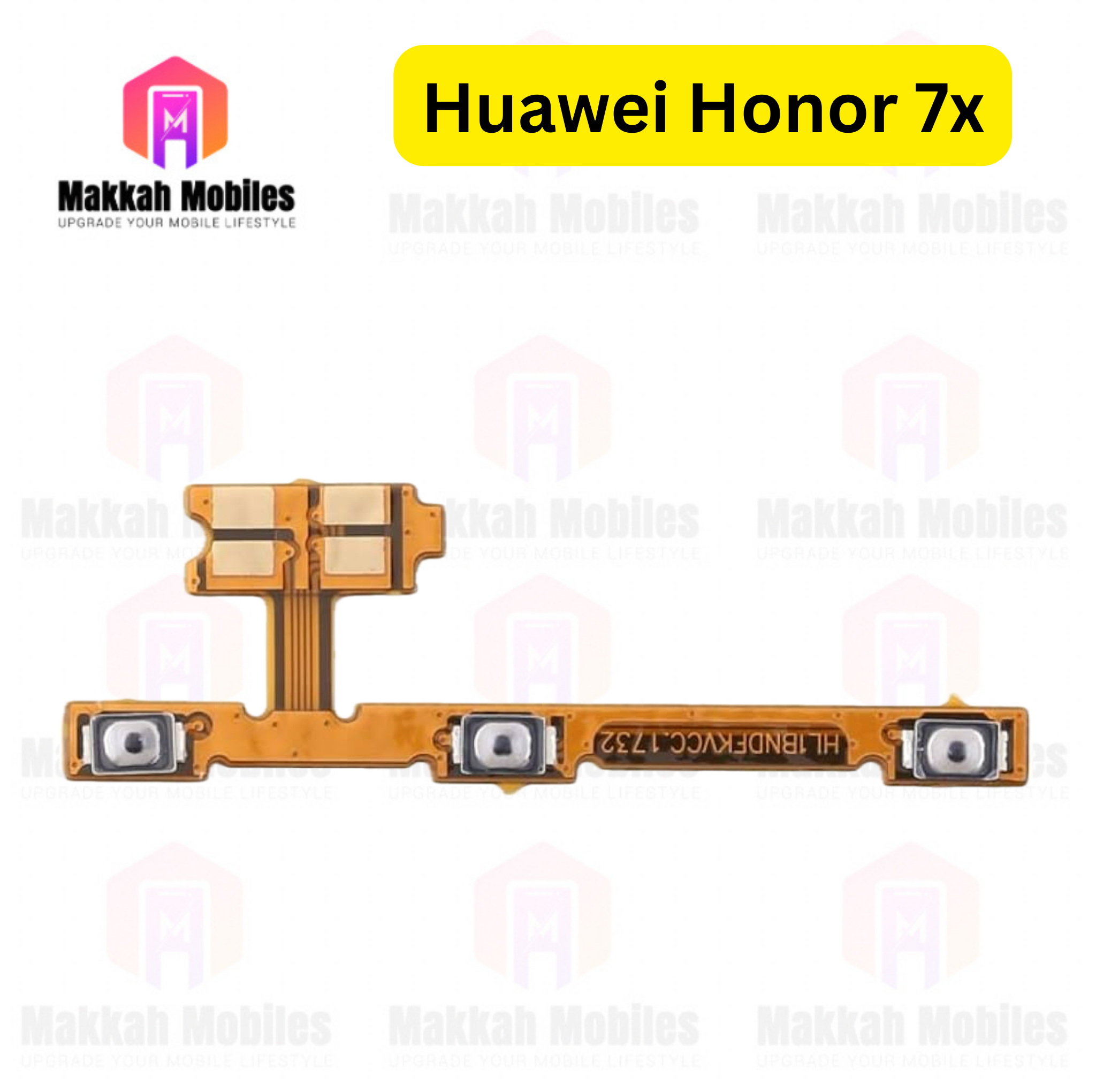 Huawei Honor 7x Power Button On Off Strip Volume Button Flex Replacement