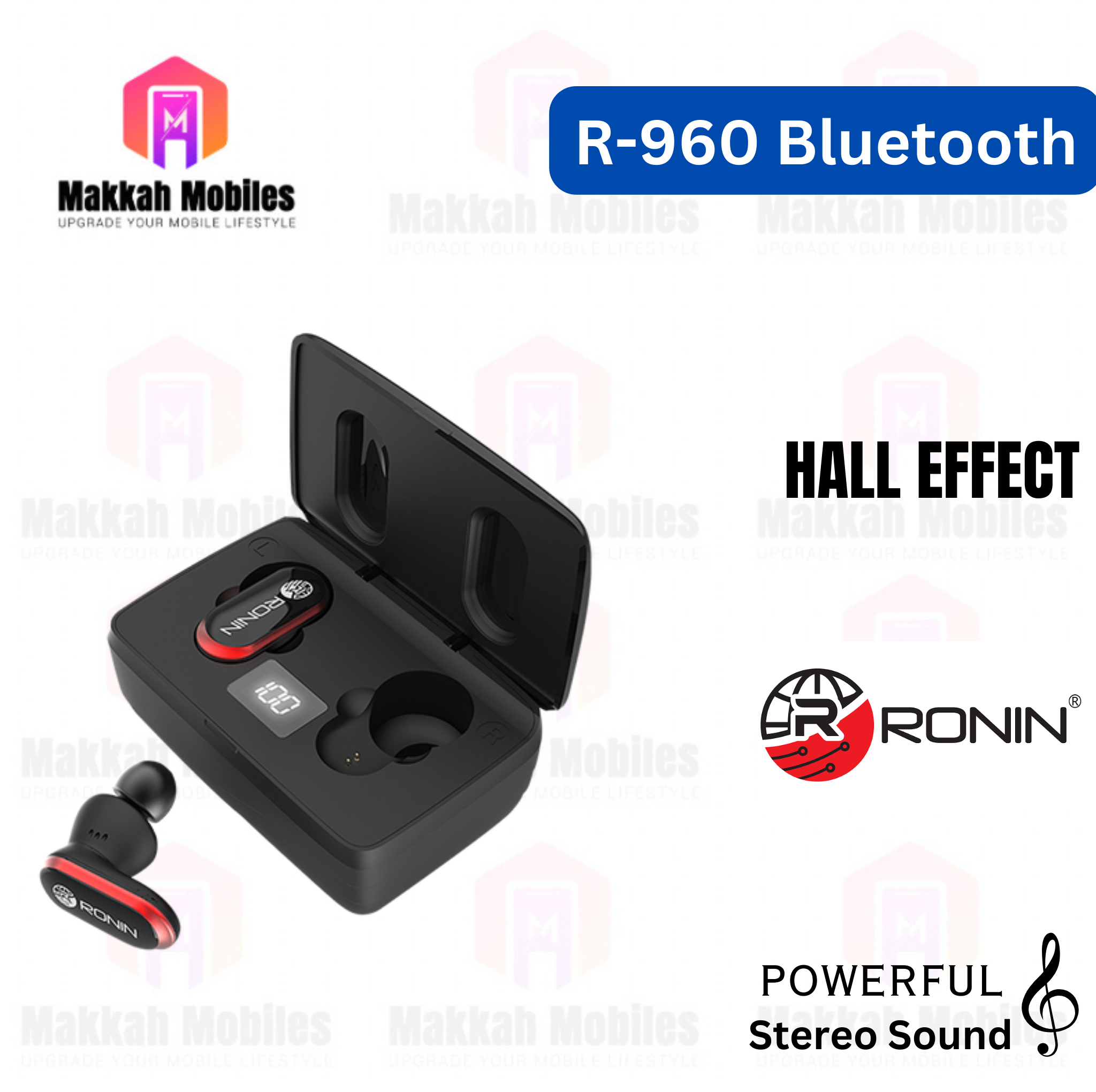 R-960 Ronin Smart Pods Powerful Stereo Sound Earpods