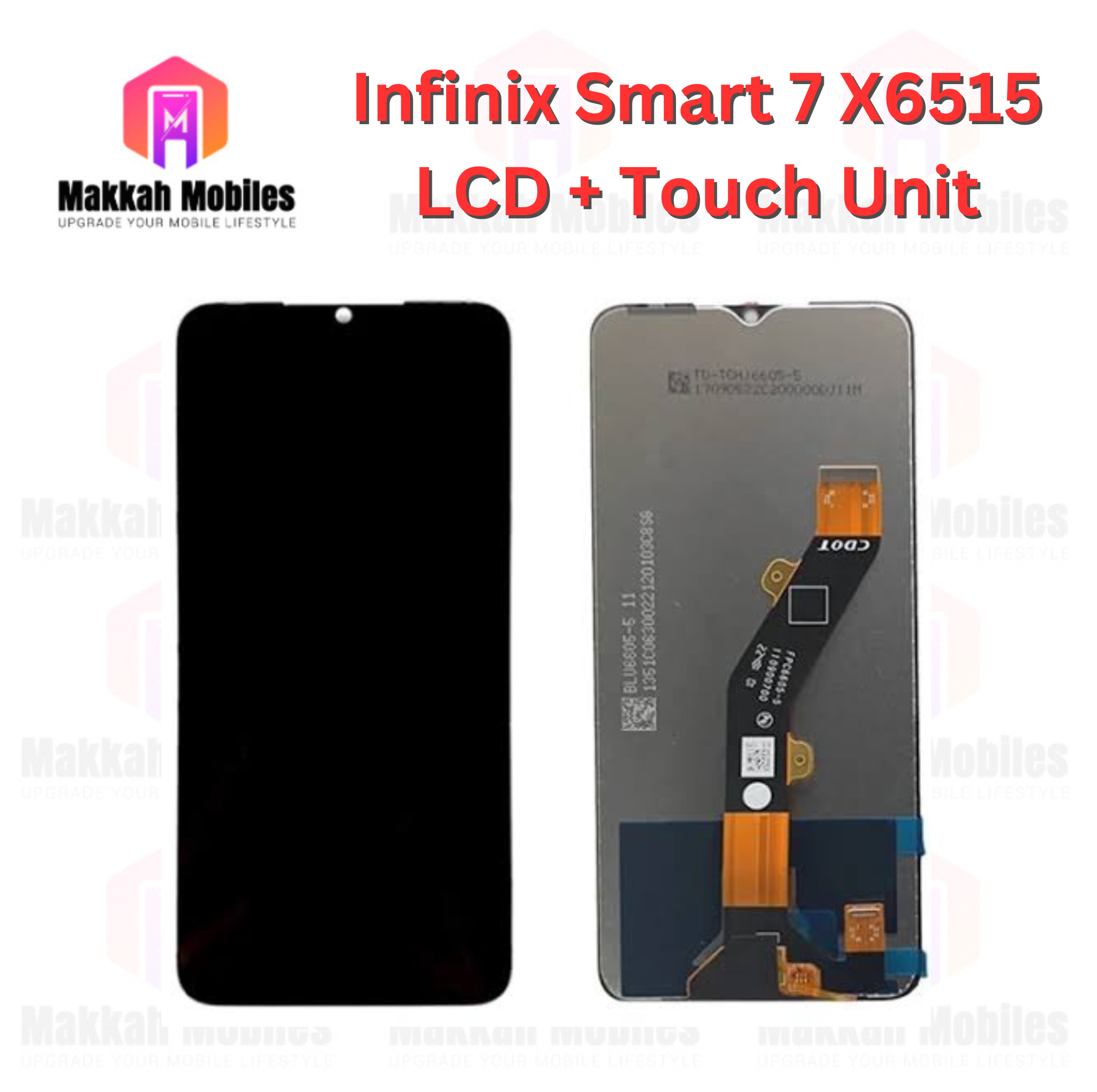 Infinix Smart 7 X6515 LCD + Touch Complete Panel Unit