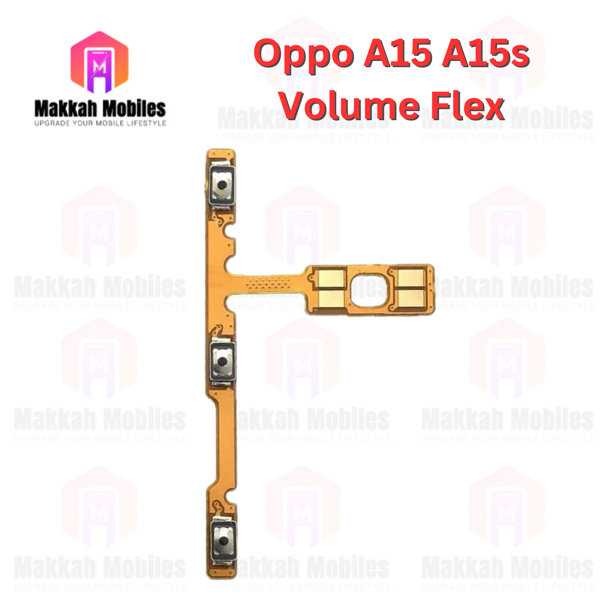 Oppo A15 A15s Power Button On Off strip Volume Flex Replacement