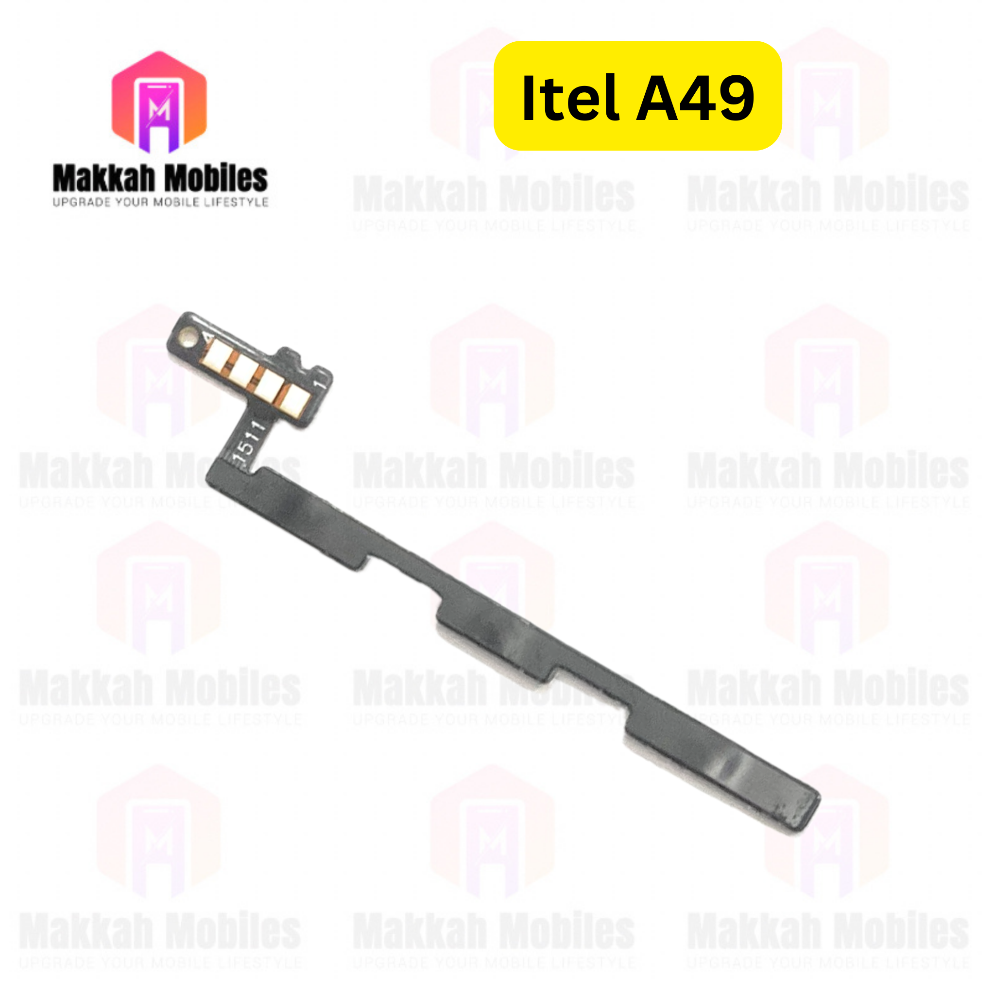 Itel A49 Power Button On Off Strip Volume Up Down Flex