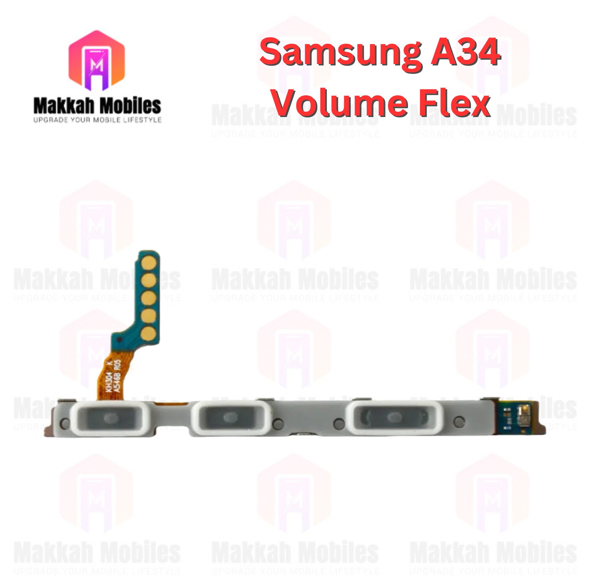 Samsung A34 Volume Button Flex Power On Off Strip Replacement