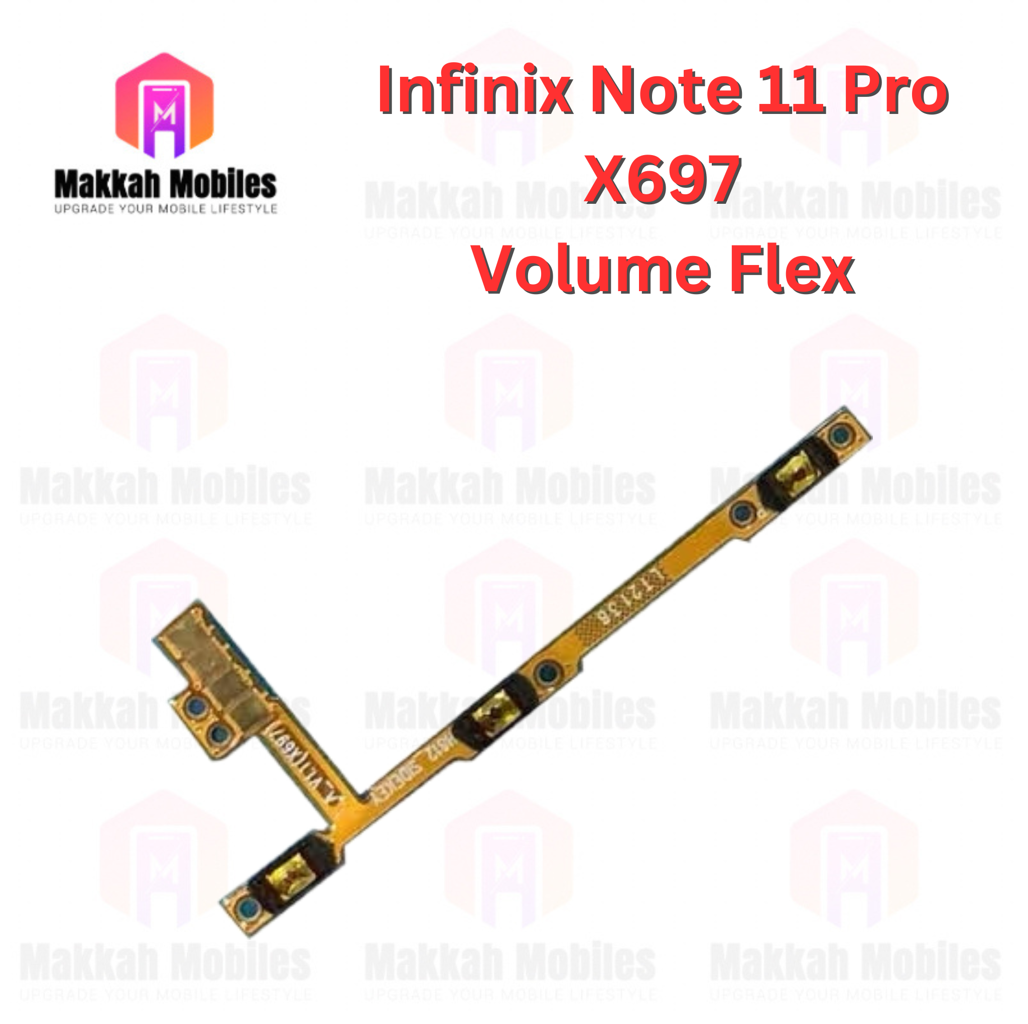 Infinix Note 11 Pro X697 Volume Button Flex Power On Off Strip Replacement