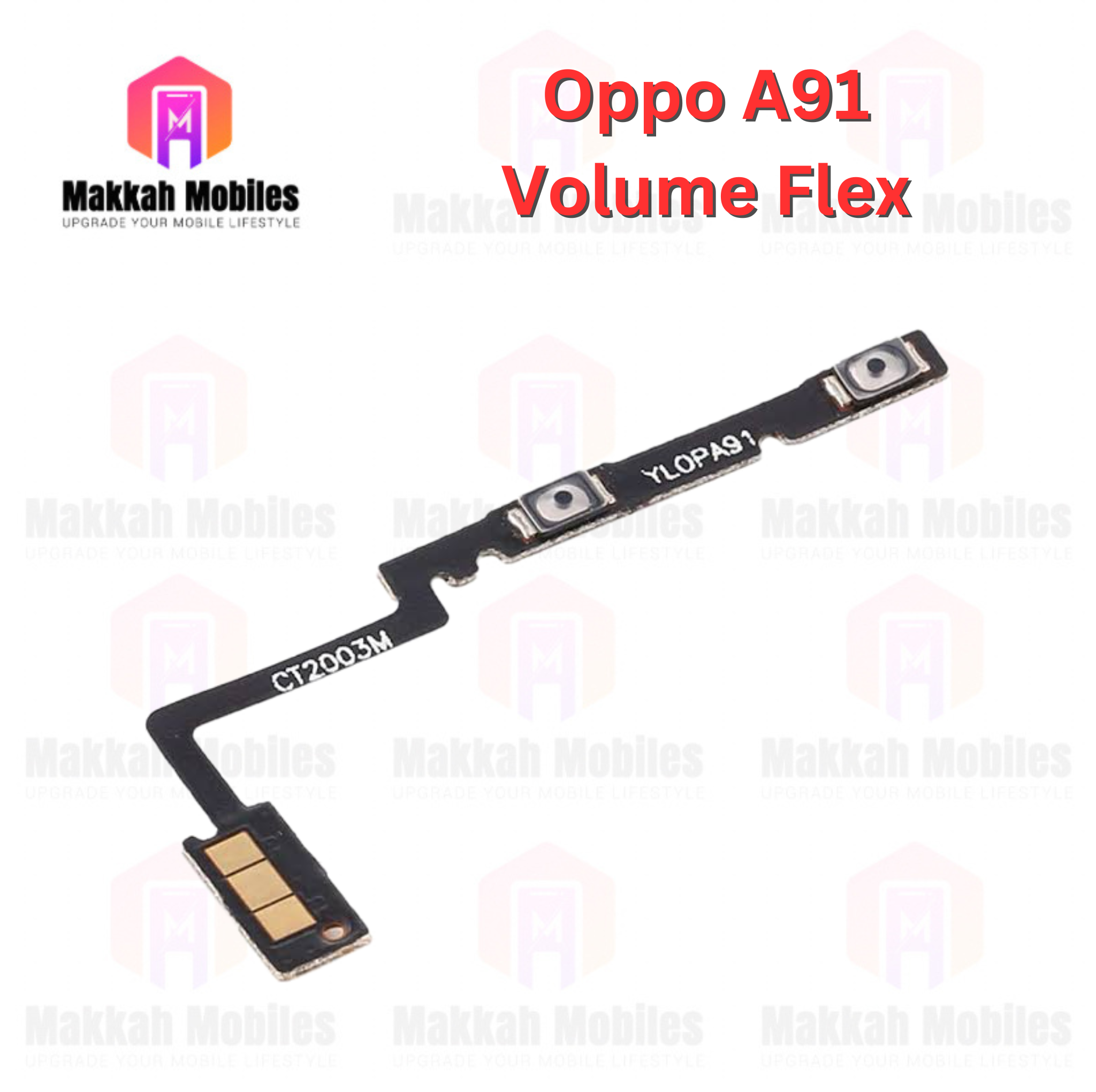 Oppo A91 Power Button On Off Strip Volume Button Flex Replacement