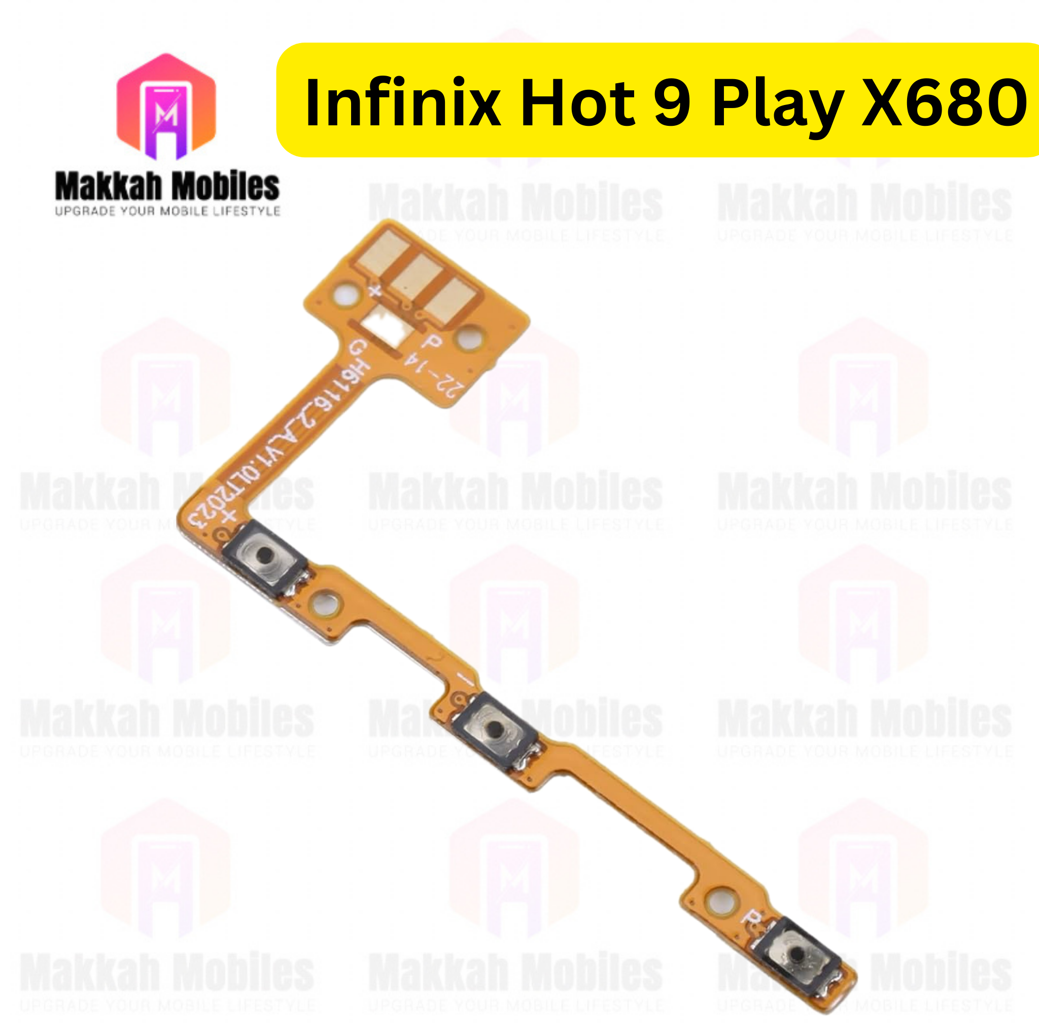 Infinix Hot 9 Play X680 Power Button On Off Strip Volume Flex Replacement