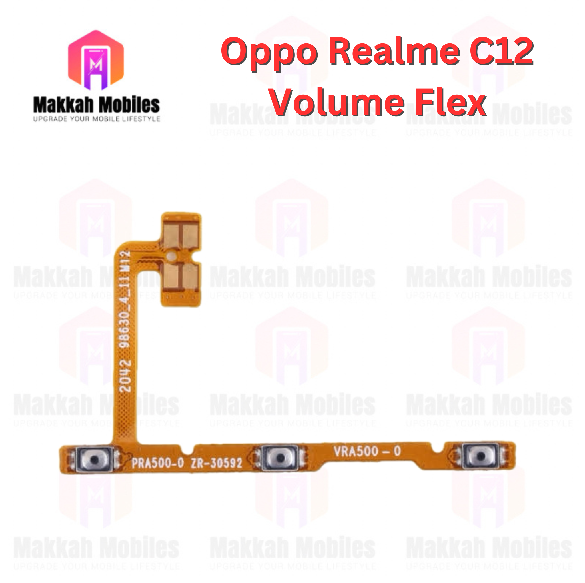 Oppo Realme C12 Volume Button Flex Power On Off Strip Replacement