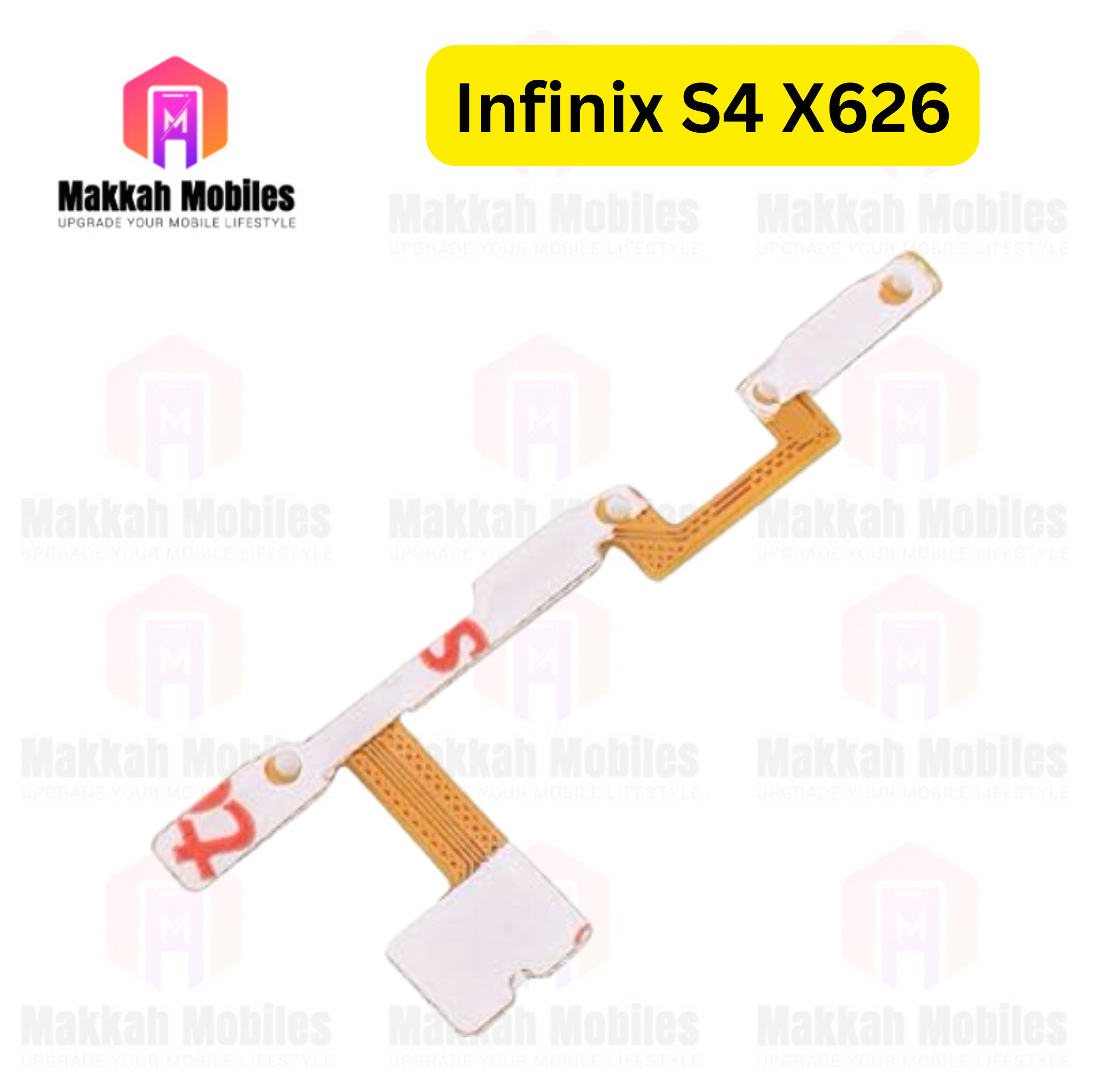 Infinix S4 X626 Power Button On Off Strip Volume Button Flex