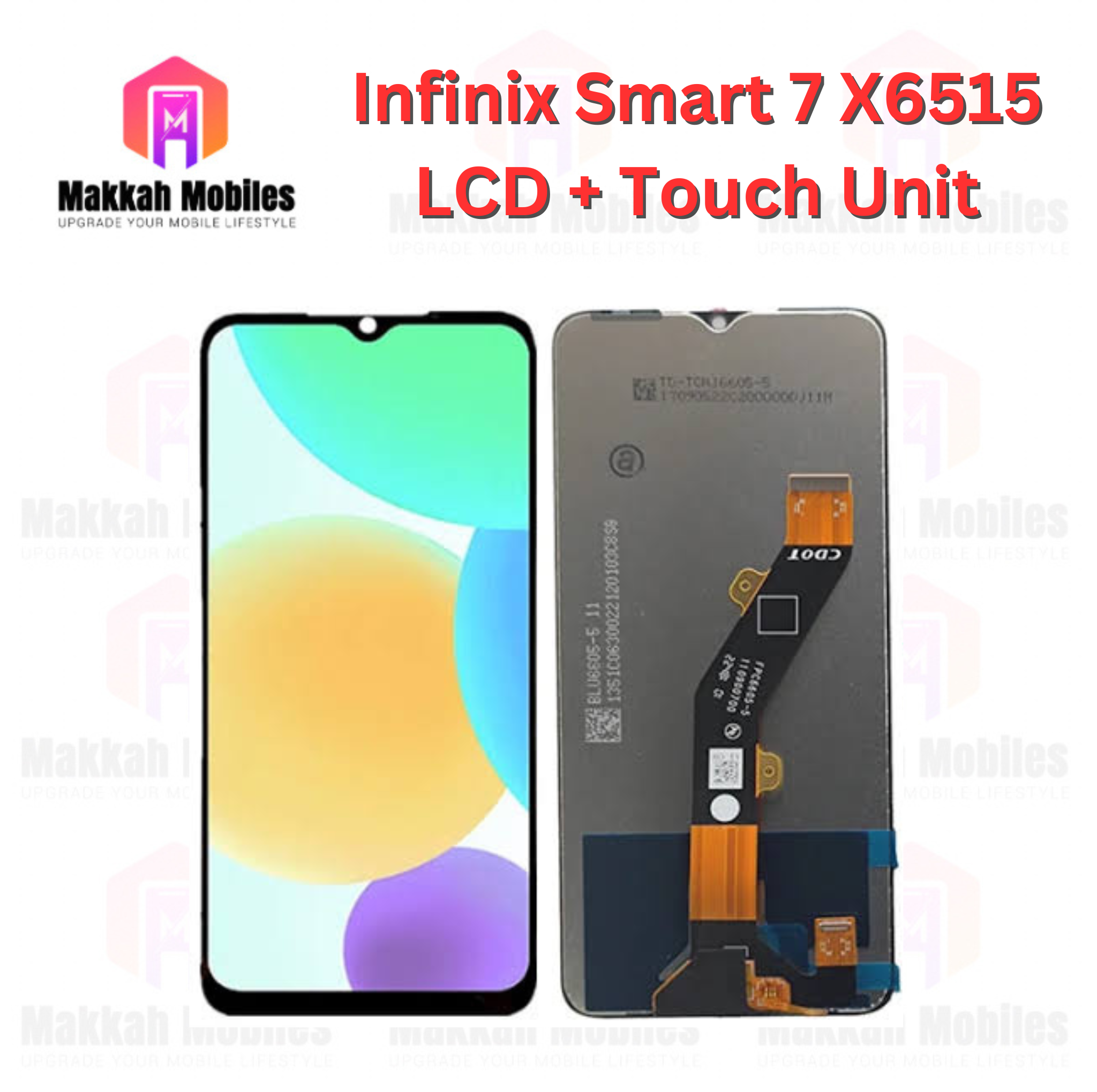 Infinix Smart 7 X6515 LCD + Touch Complete Panel Unit