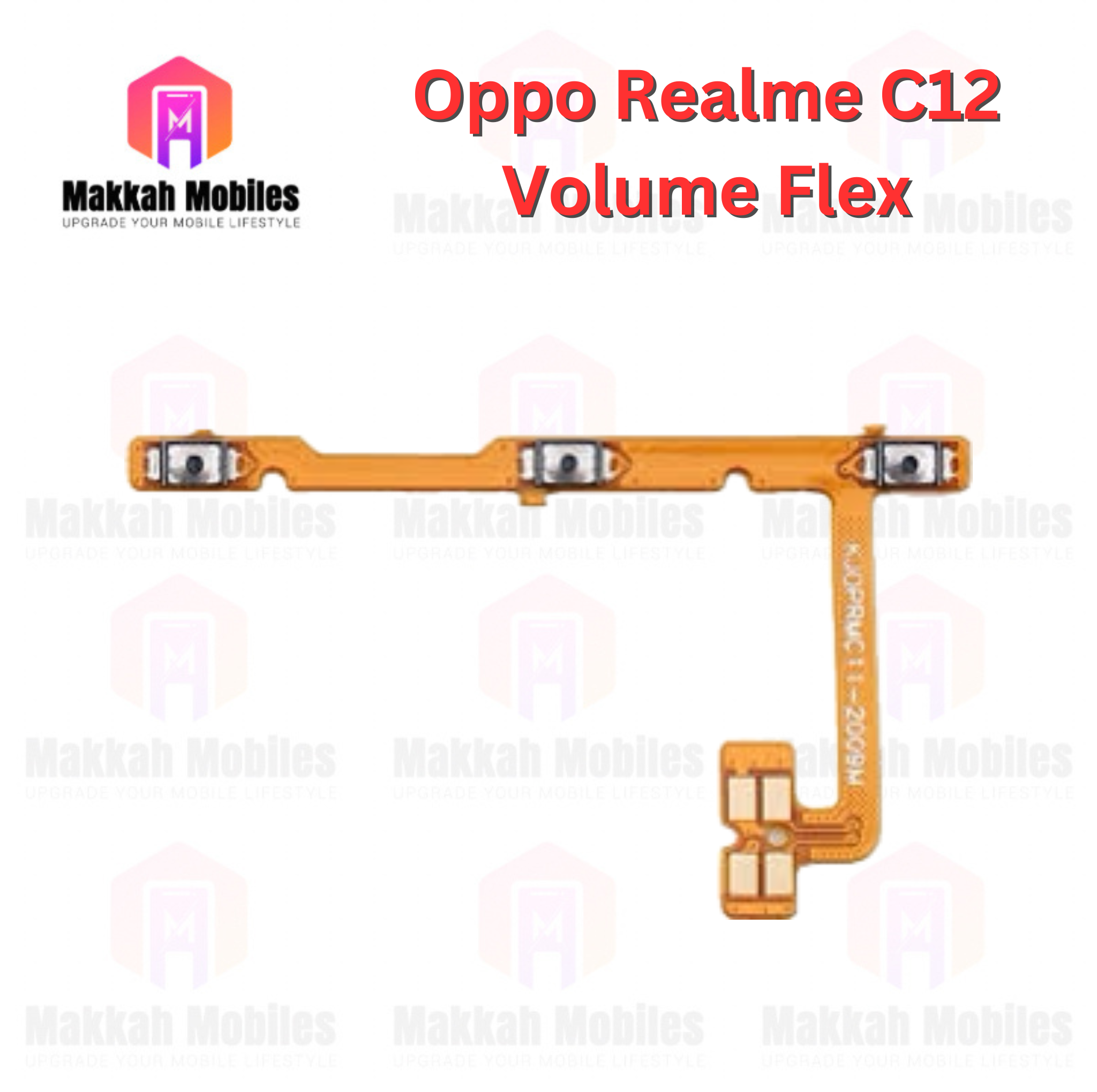 Oppo Realme C12 Volume Button Flex Power On Off Strip Replacement