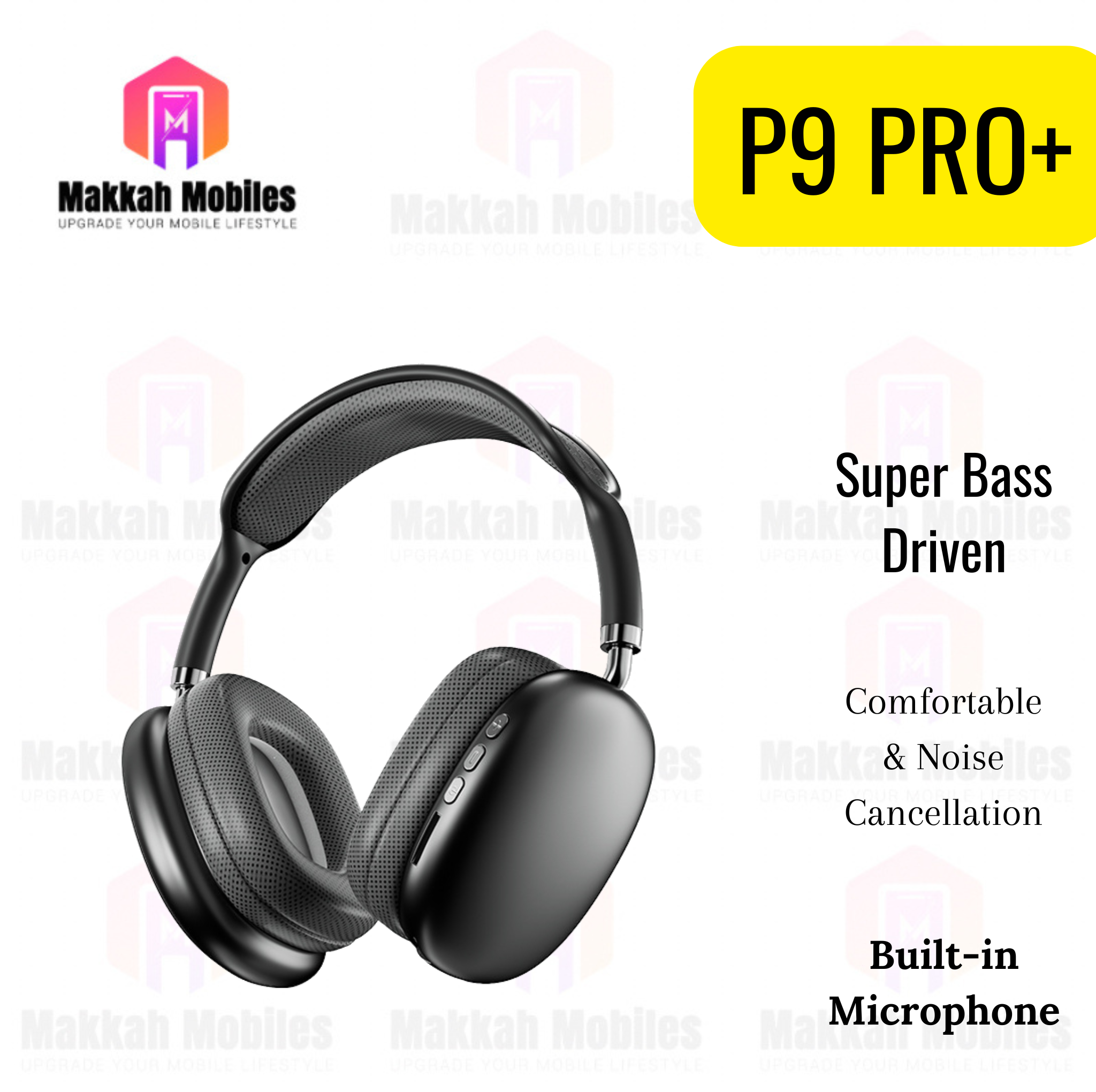 P9 Pro+ TWS Super Bass Noise Cancellation Headset