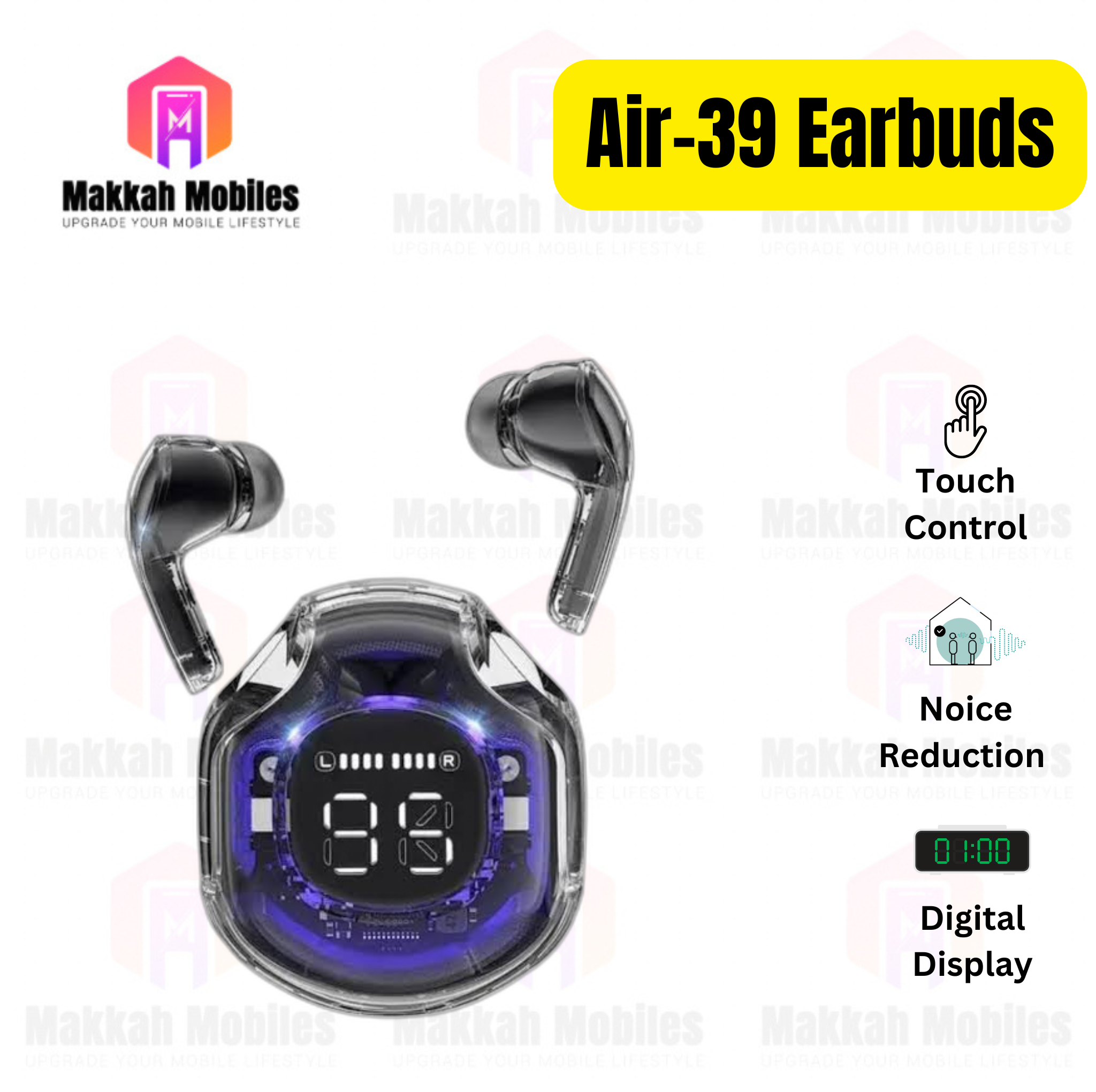 Air-39 Crystal Clear Sound Quality TWS Earbuds