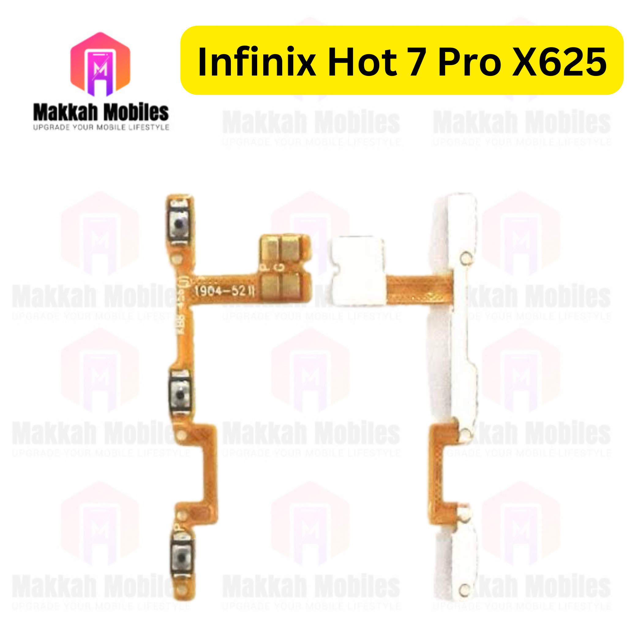 Infinix Hot 7 Pro X625 On Off Button Strip Volume Flex Replacement