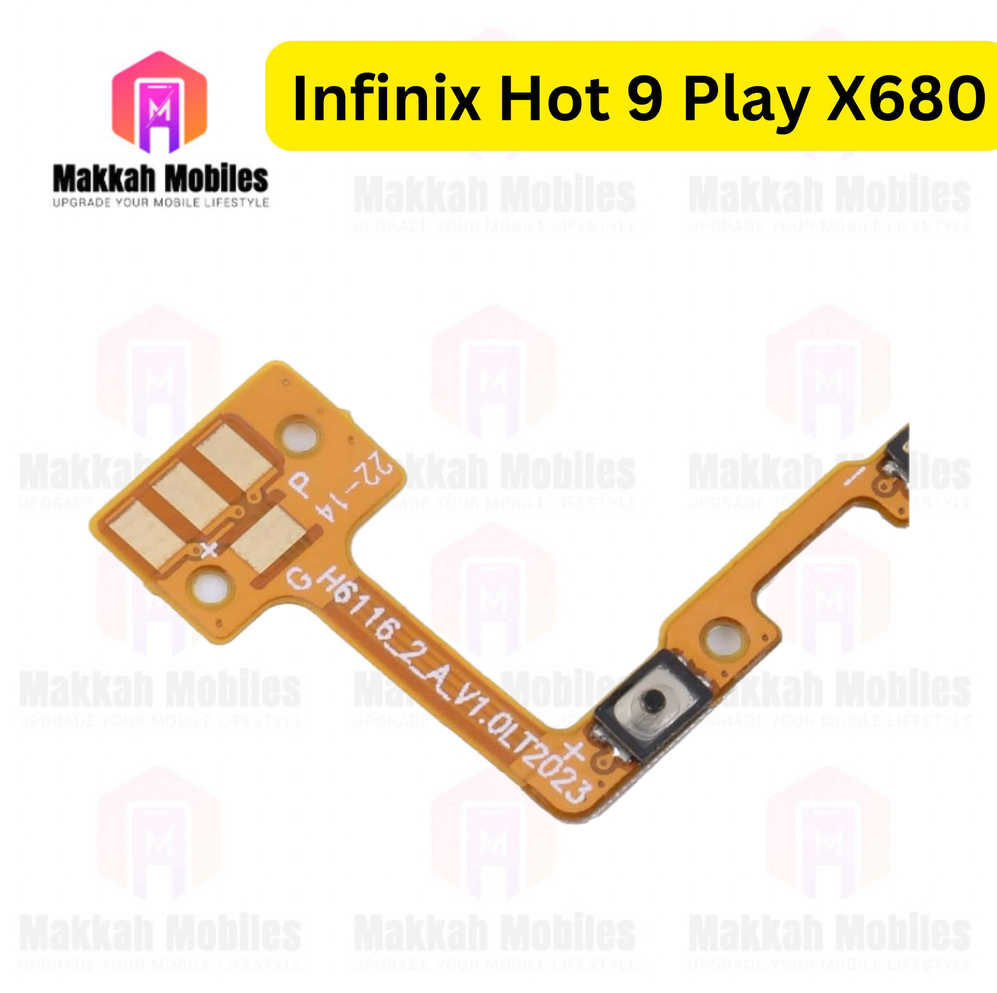 Infinix Hot 9 Play X680 Power Button On Off Strip Volume Flex Replacement