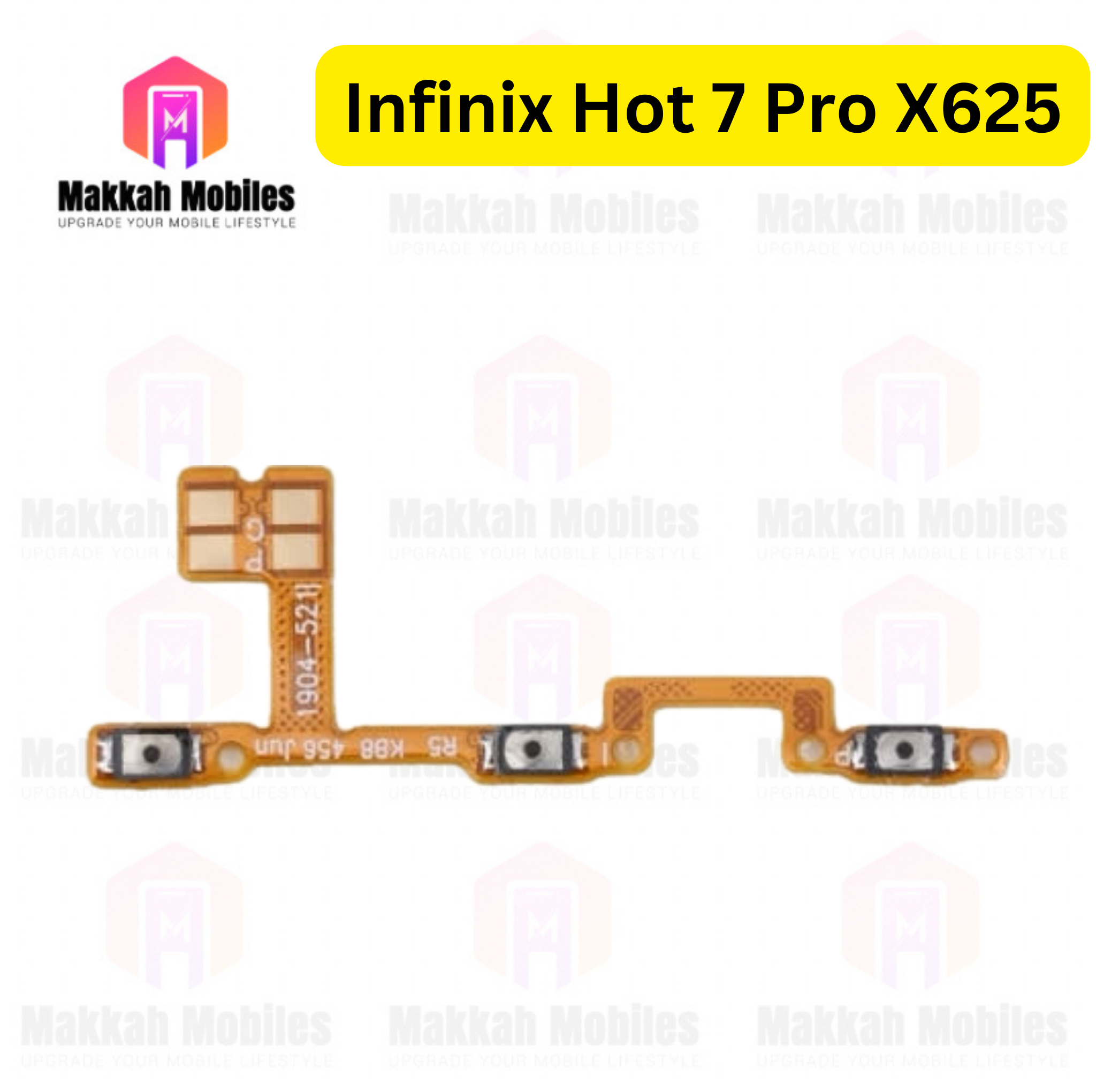 Infinix Hot 7 Pro X625 On Off Button Strip Volume Flex Replacement