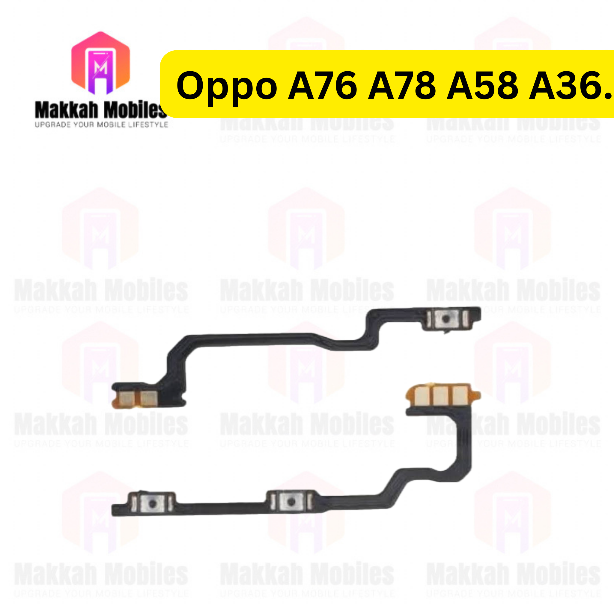 Oppo A76 A78 A58 A36 Power On Off Volume Strip Volume Flex